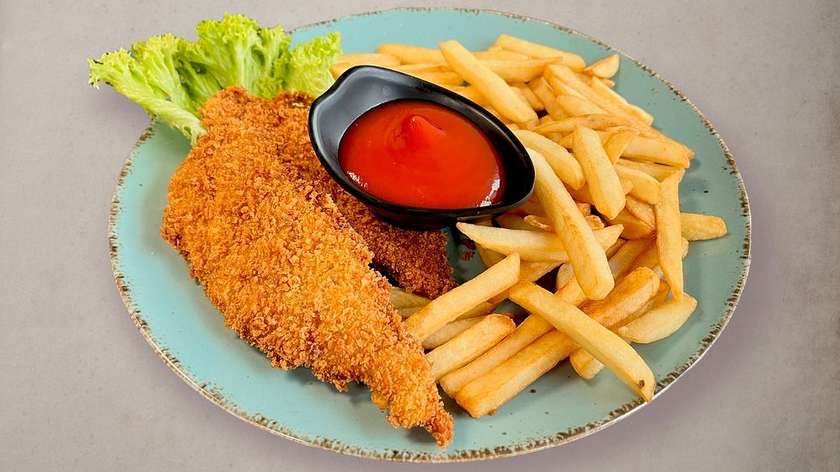 Katsu with french fries(1,6)