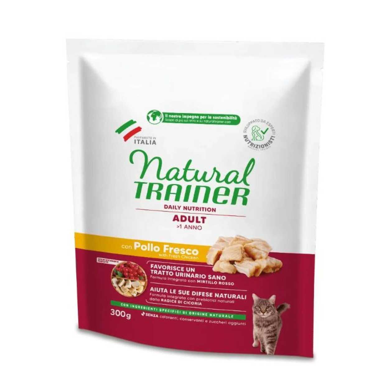 NT CAT Food for Adult Cats with Chicken and Cranberries 0.3kg