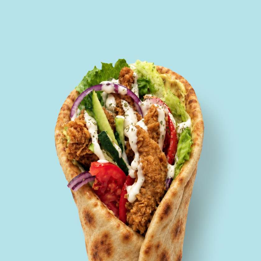 Crispy Chicken Pita