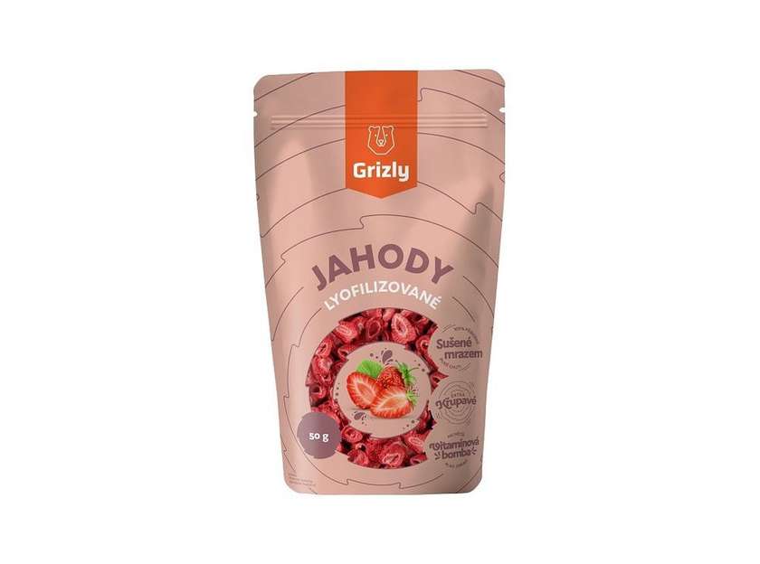 Freeze-dried Strawberries 50g - Grizzly