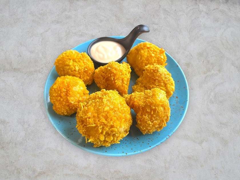 Fried breaded cauliflower