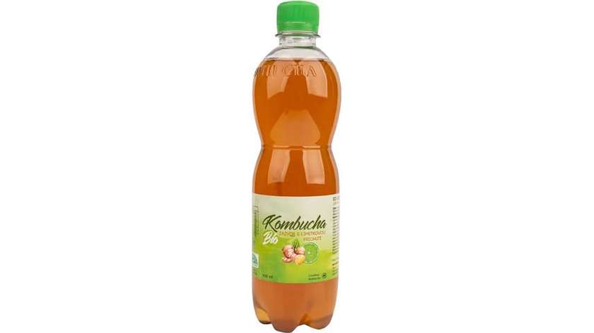 Kombucha zázvor s limetkovou příchutí