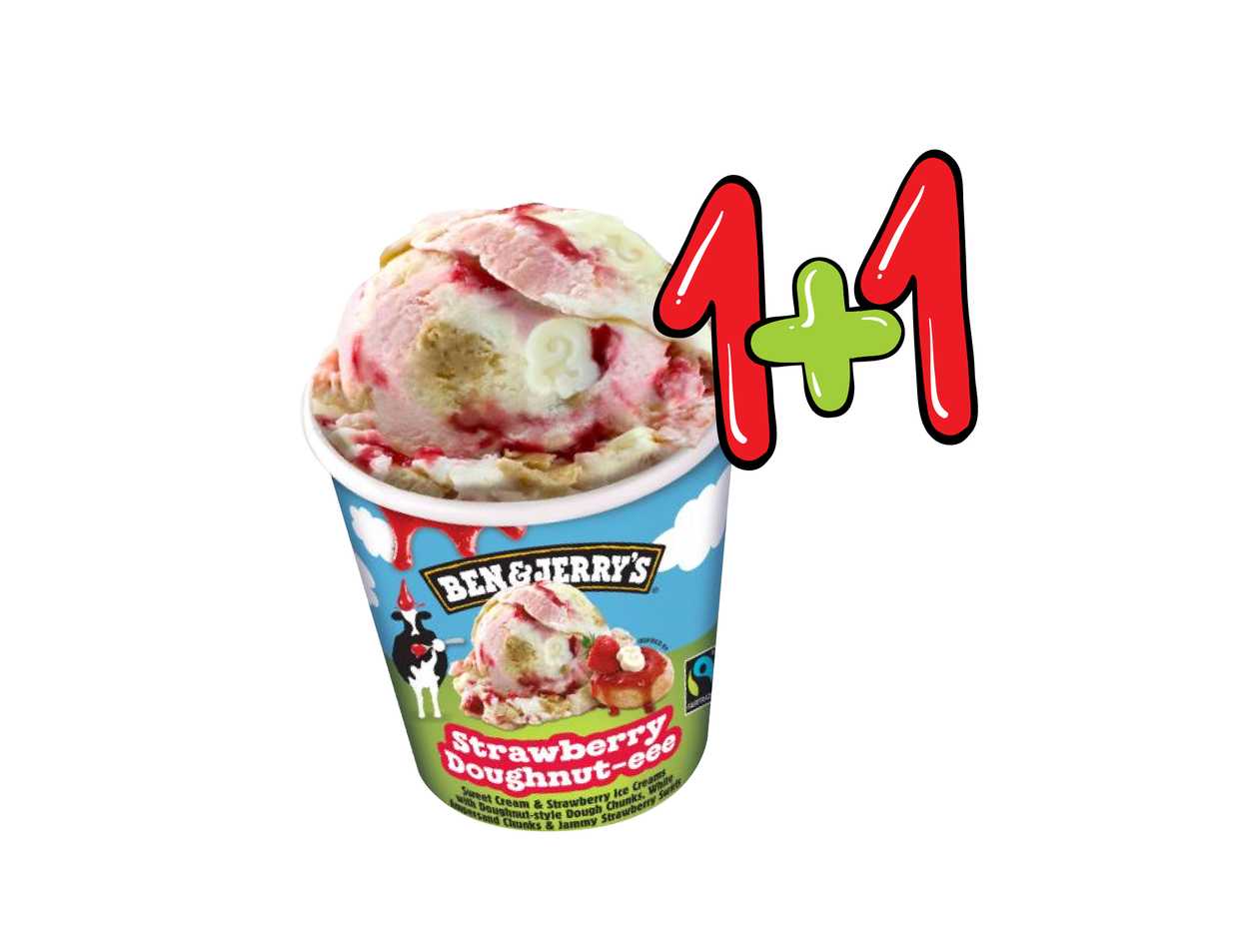 Ben & Jerry’s Strawberry Doughnut-eee 465ml