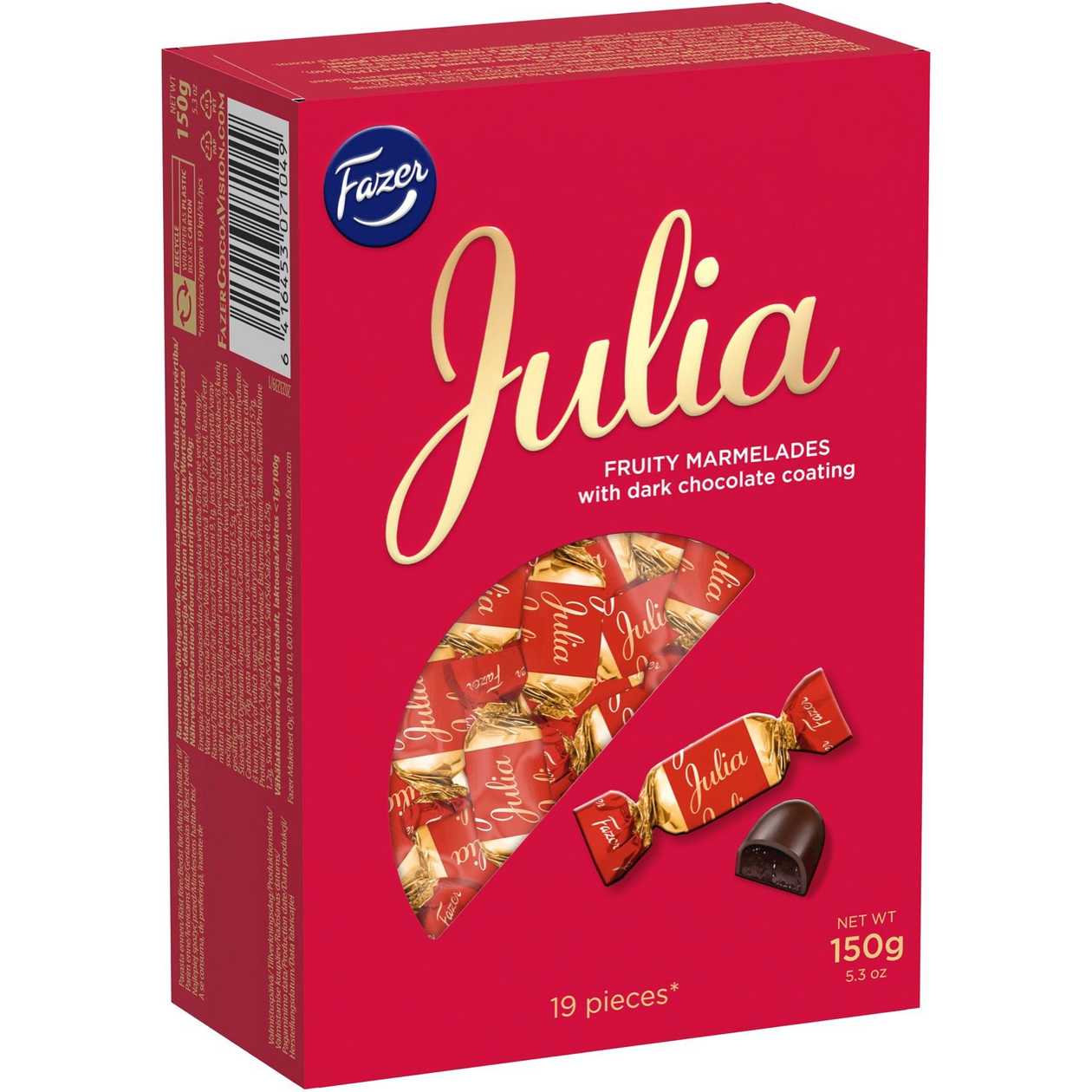 Fazer, Julia marmelaadikompvekid, 150g (aegub peagi)