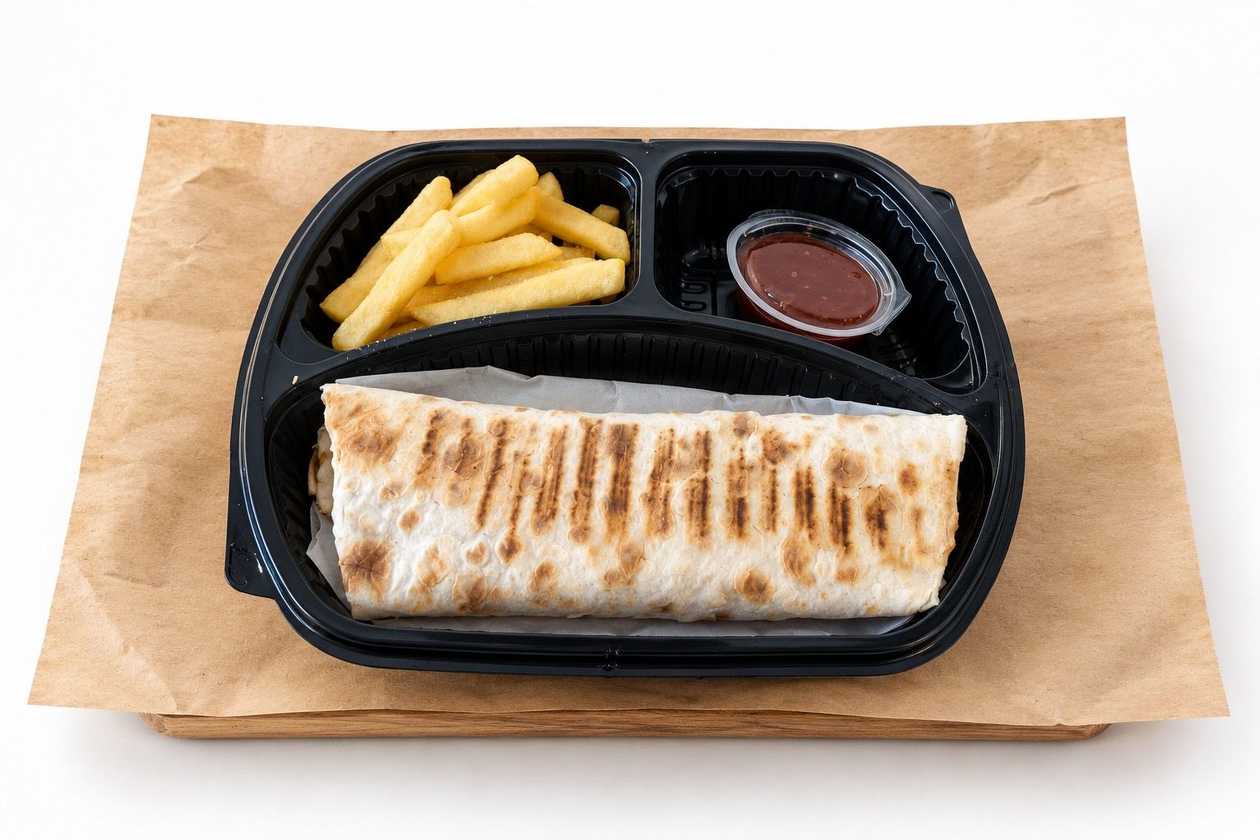 Mini Shawarma + French Fries + Ketchup