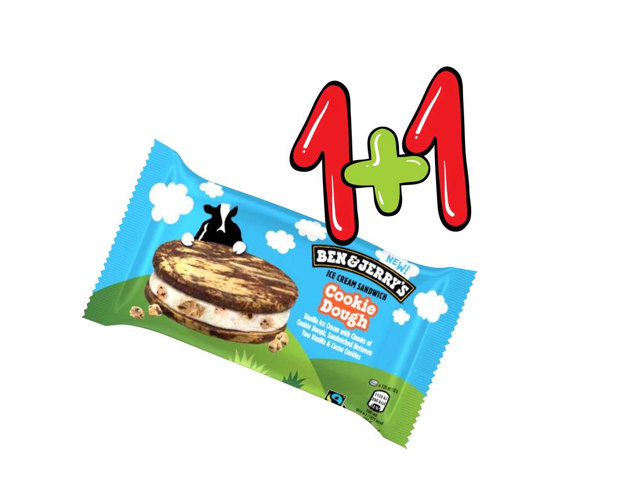 Ben & Jerry's Cookie Dough Sandwich + OTHER GIFT