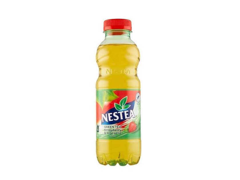 Ledový čaj Aleo vera jahoda 0,5l