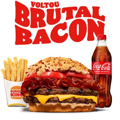 Brutal Bacon Menu (2 Patties)