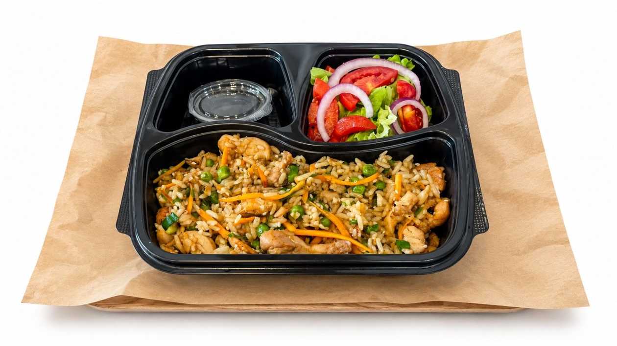 Rice Japan + Vegetable Mix + Soy Sauce