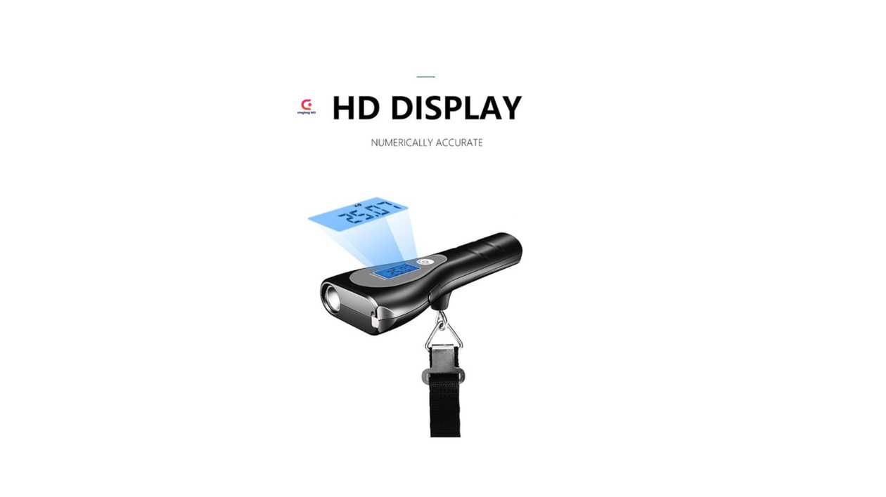 #642A5-9#QIAOYANG®QA-T585 Digital Scale with Flashlight Function Max 50kg