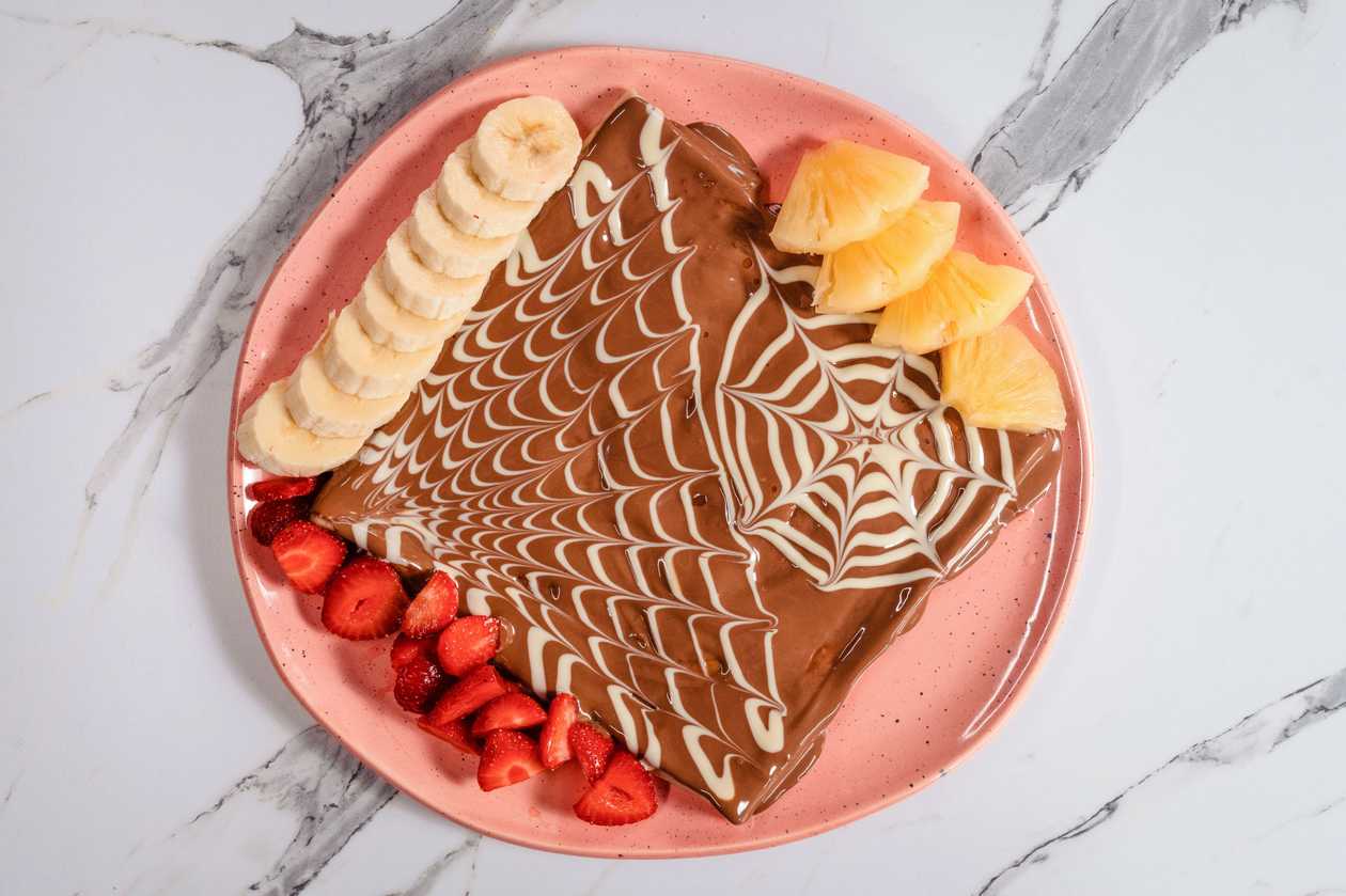 Chocolate Fruits Crepe
