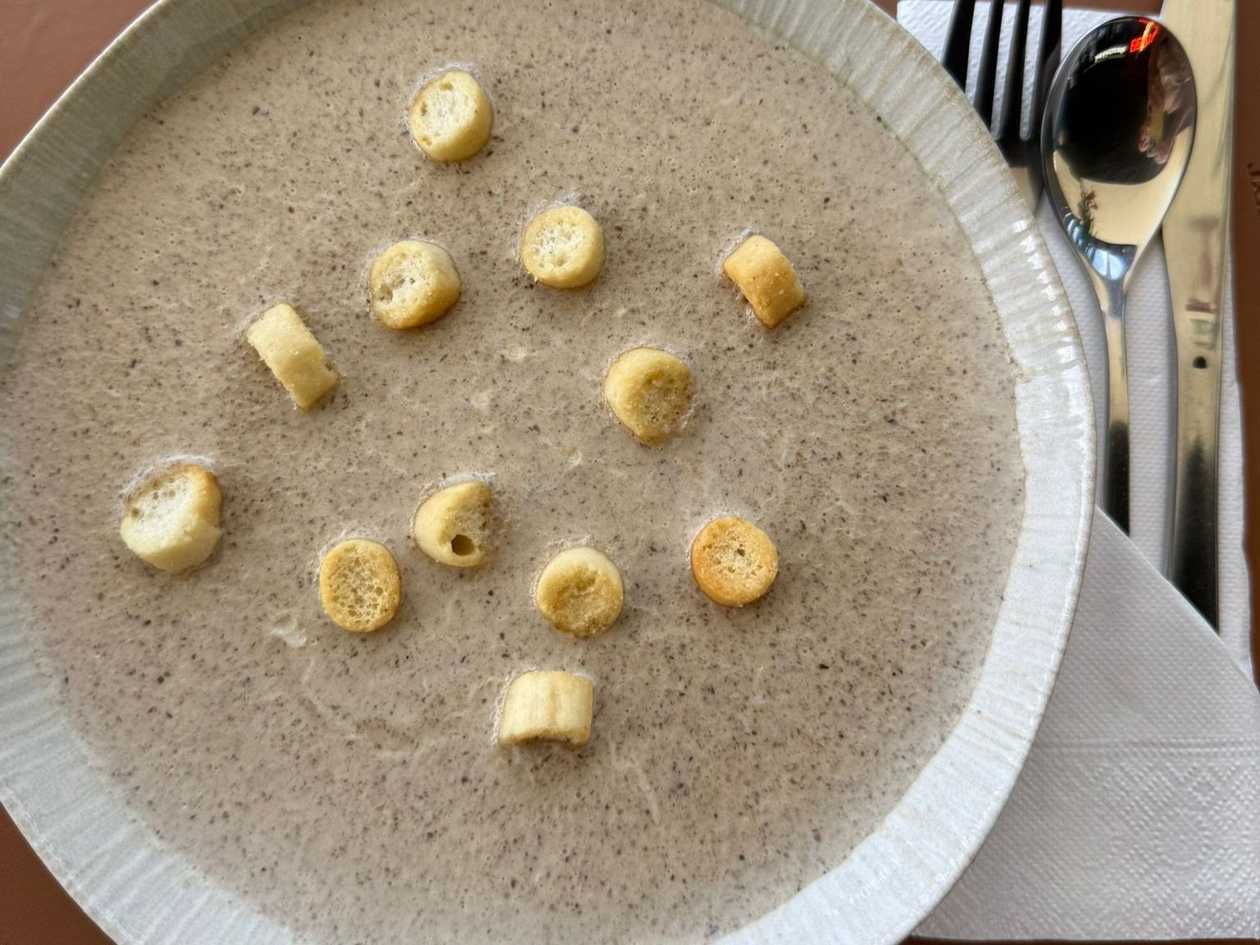 Sopa de creme de cogumelos