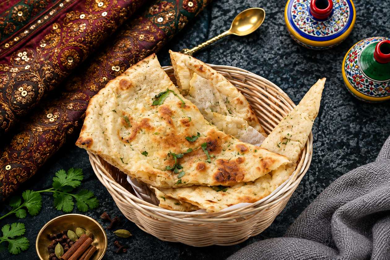 Sviestinė naan duona