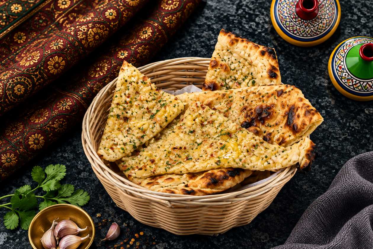Naan duona su kokosu