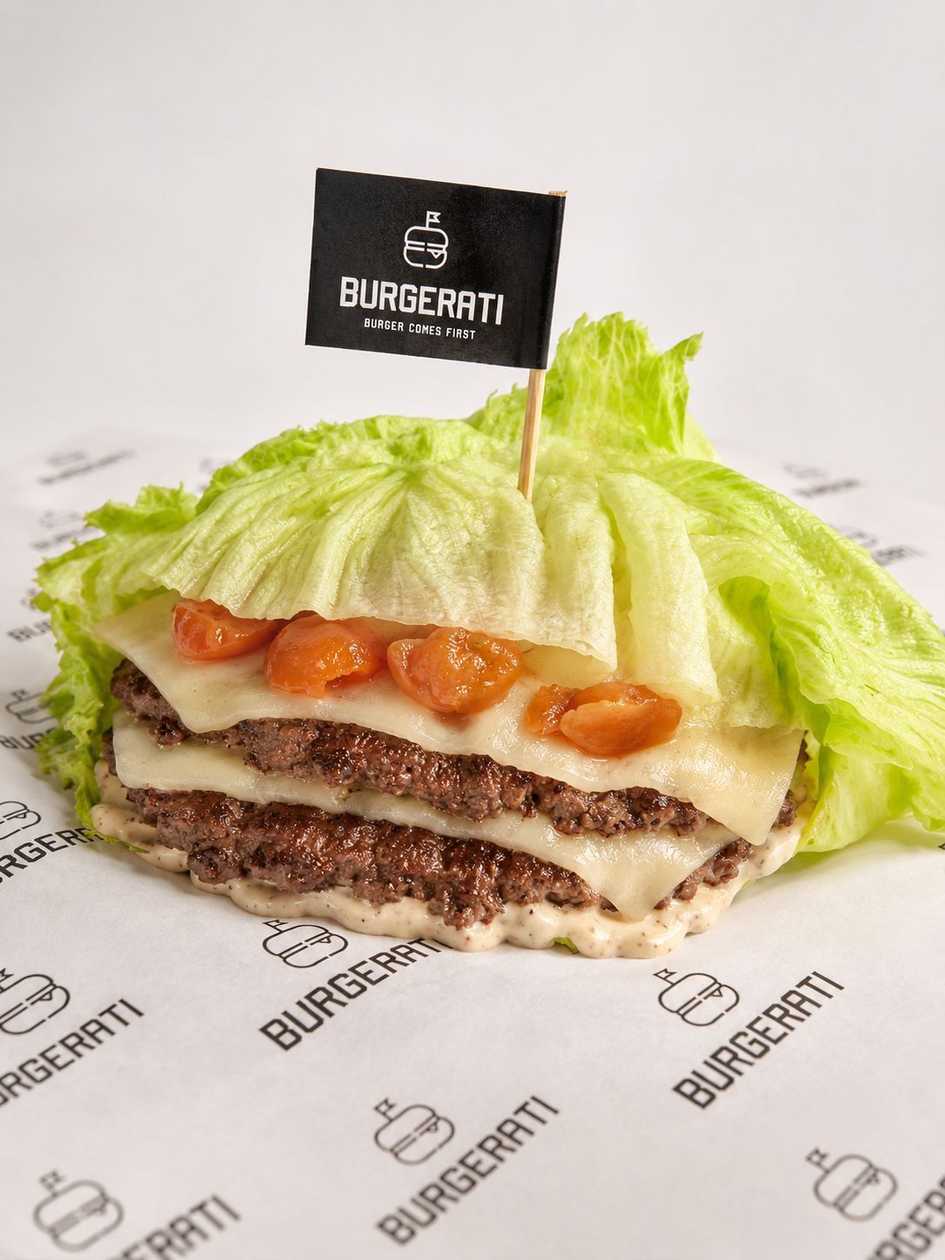 LETTUCE DOUBLE TRUFFLE SIGNATURE BURGER