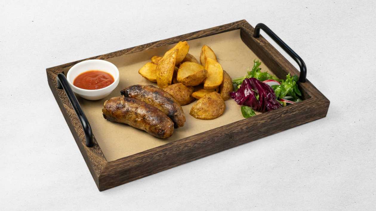 Domácí Grilované Klobásy pečené brambory 250g