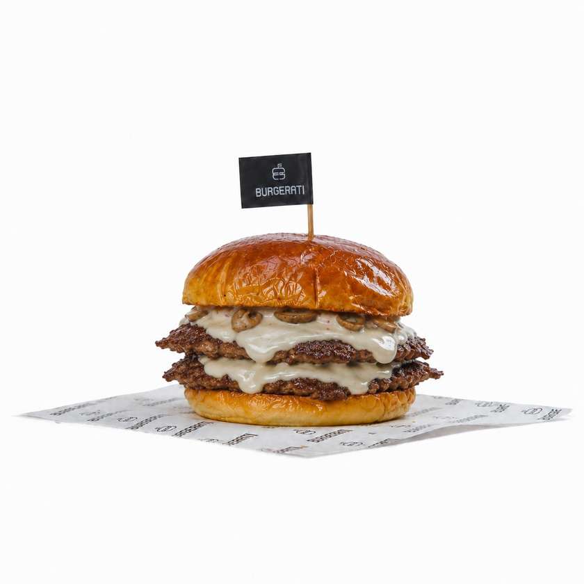 SMASHED DOUBLE TRUFFLE SIGNATURE BURGER