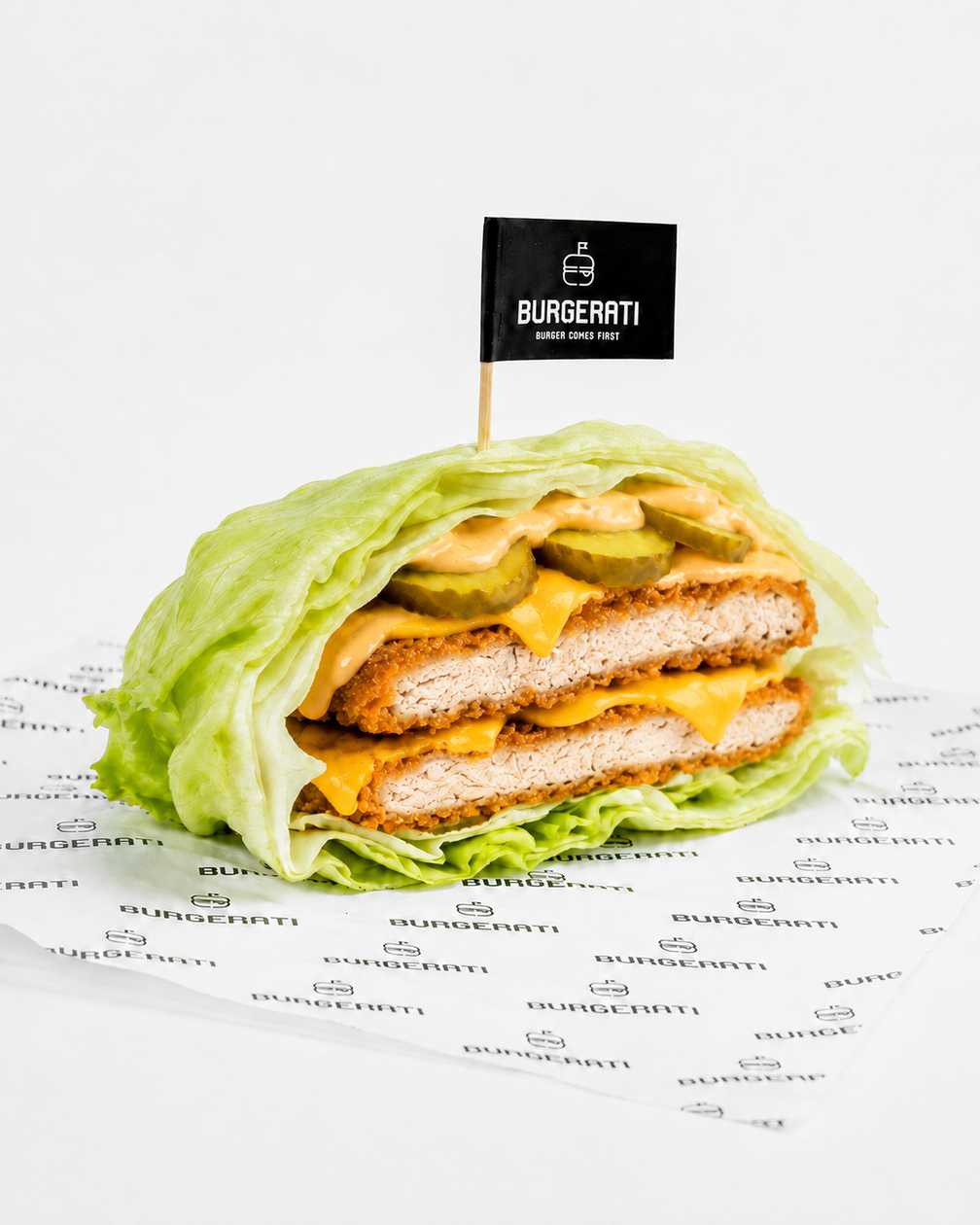 LETTUCE DOUBLE CHICKEN BURGER