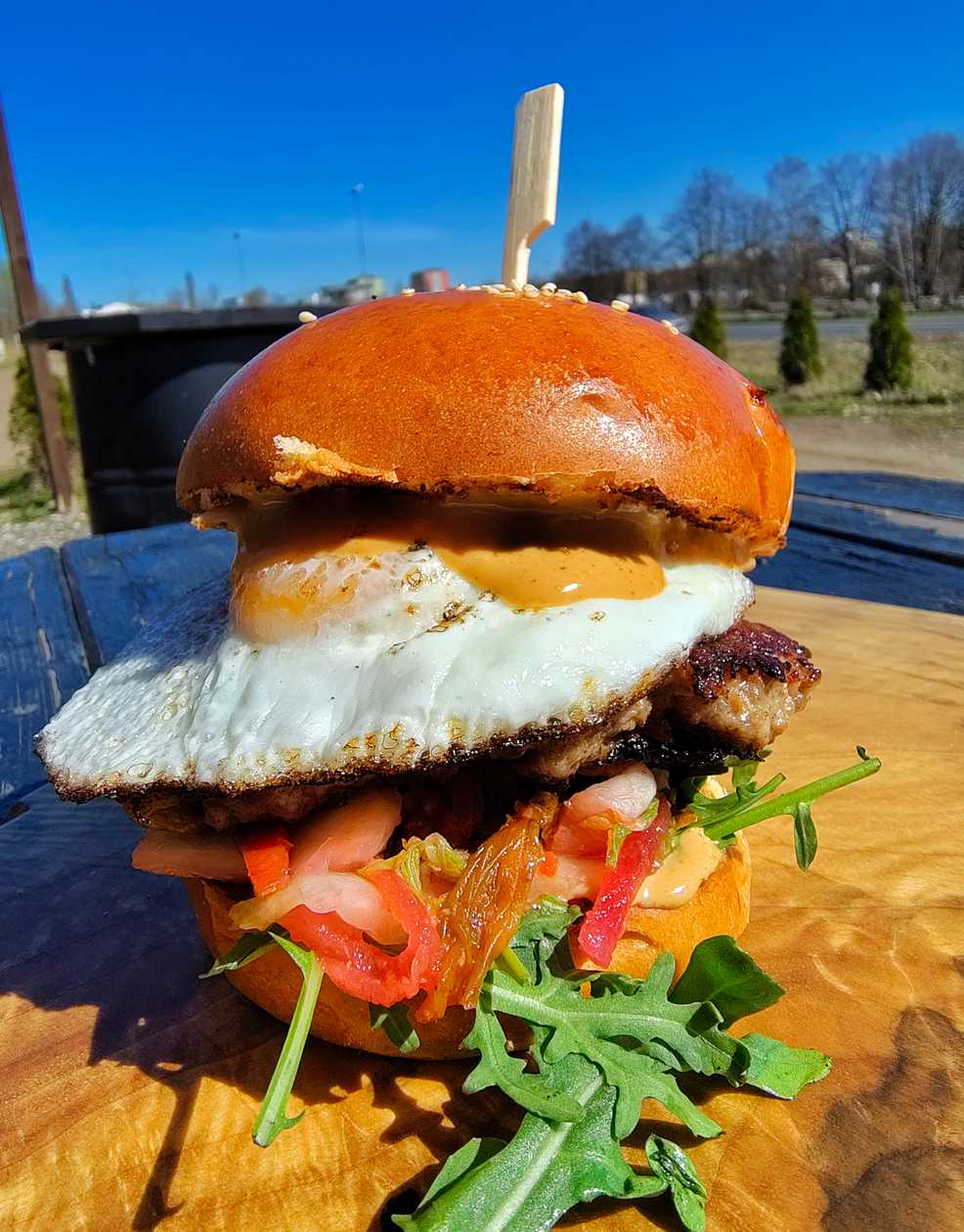 Kimchi Pork Burger