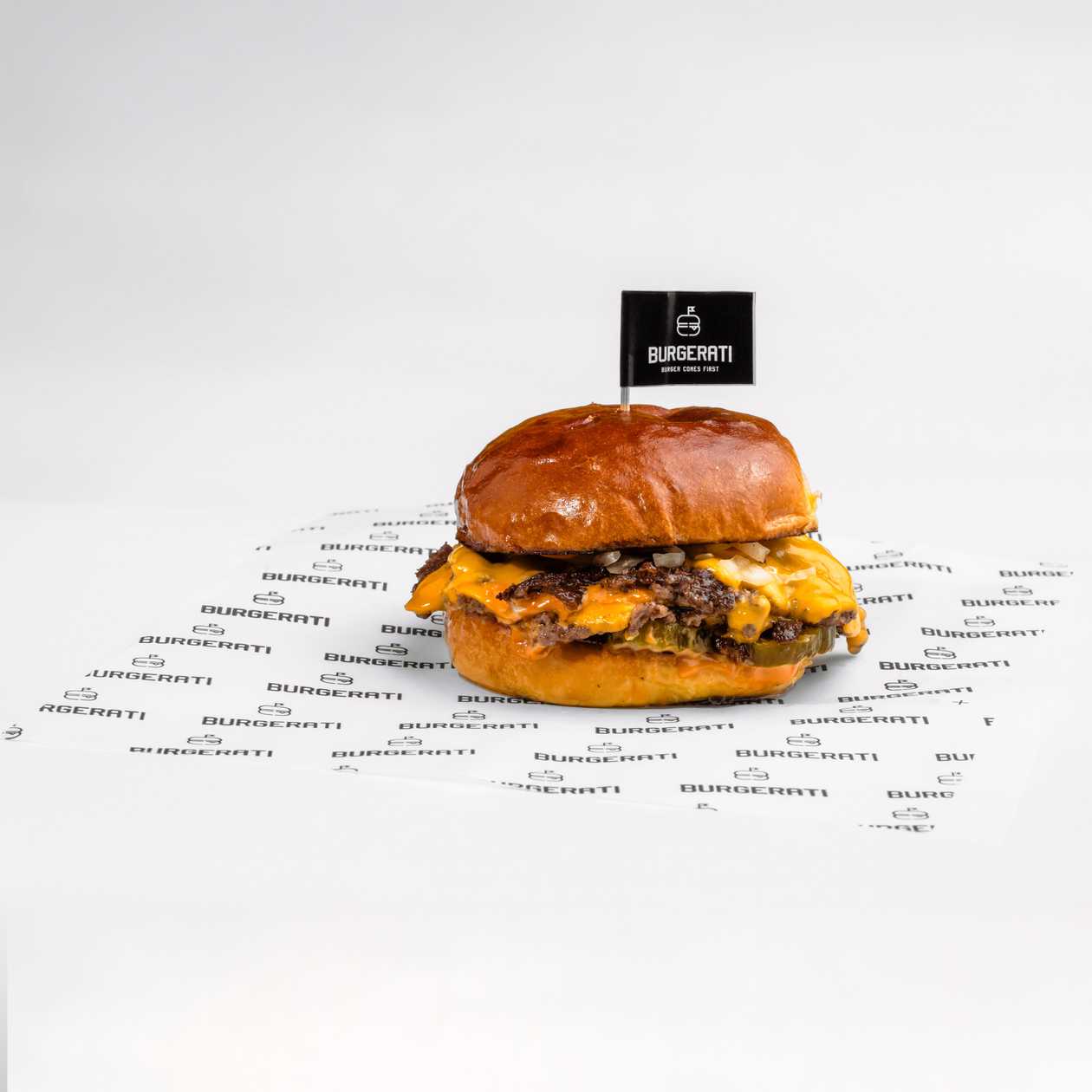 SMASHED DOUBLE CHEESEBURGER BURGER