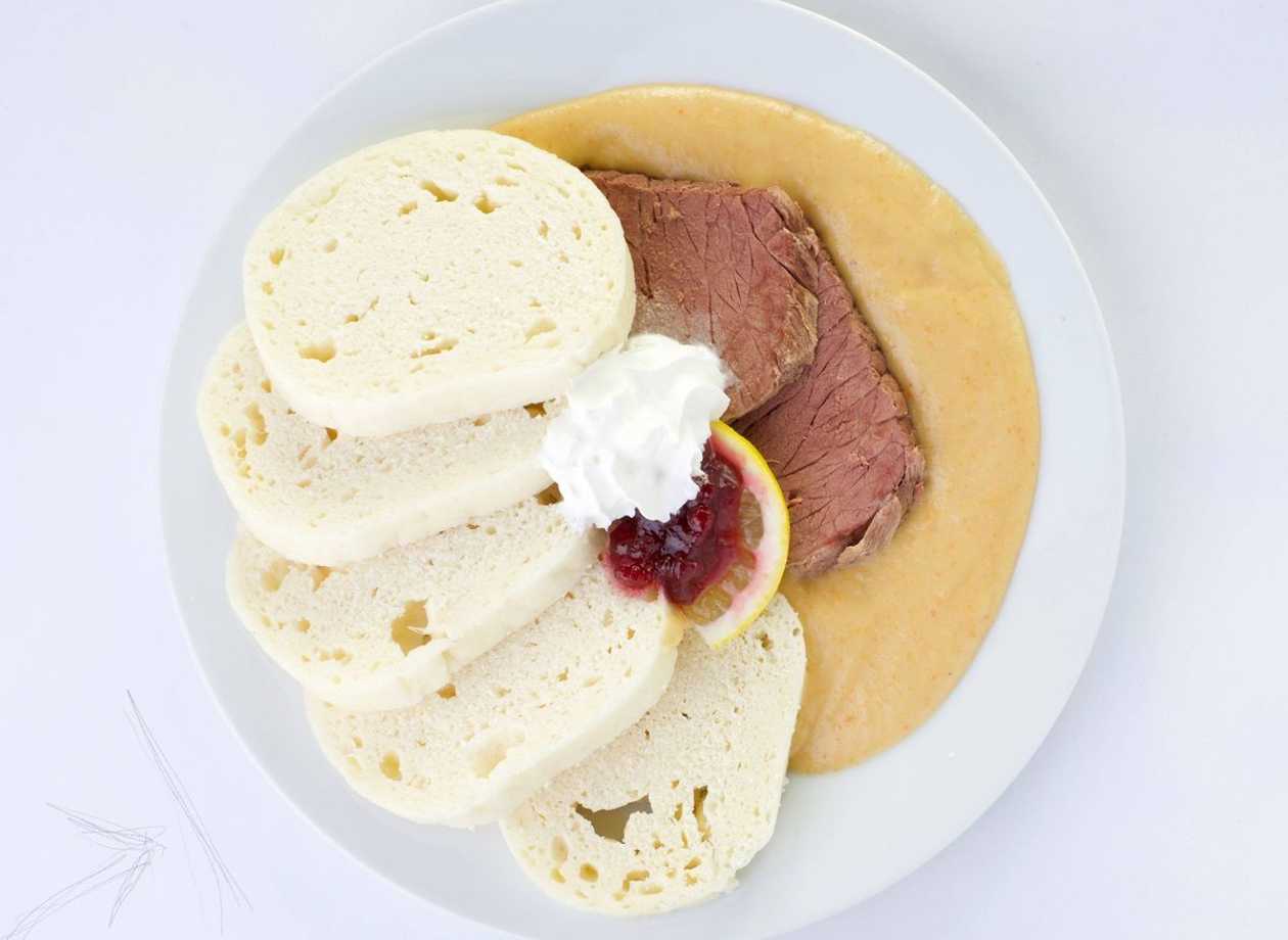 Beef Sirloin in Cream Sauce + Side Dish