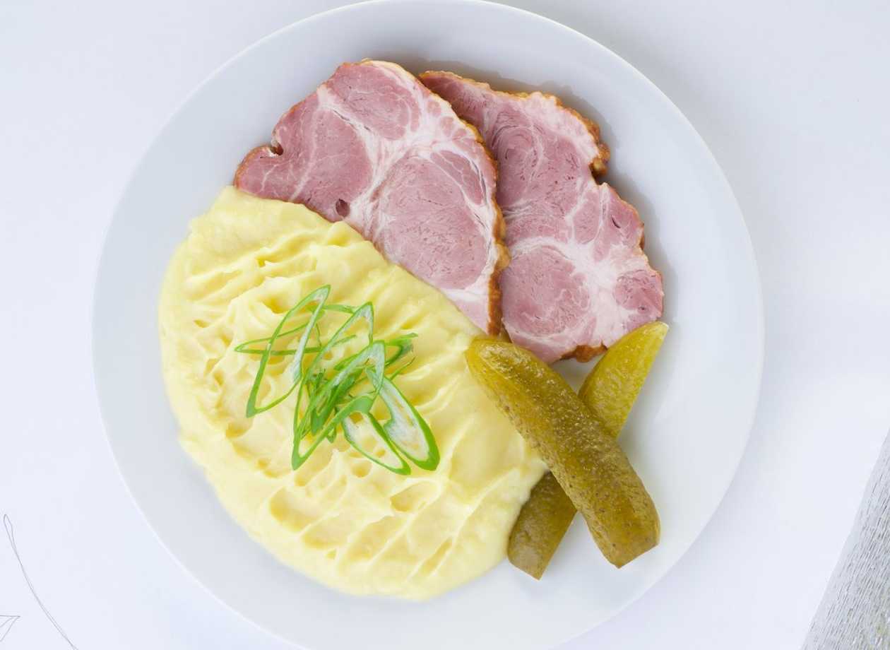 Smoked Pork Neck + Choice of Side Dish