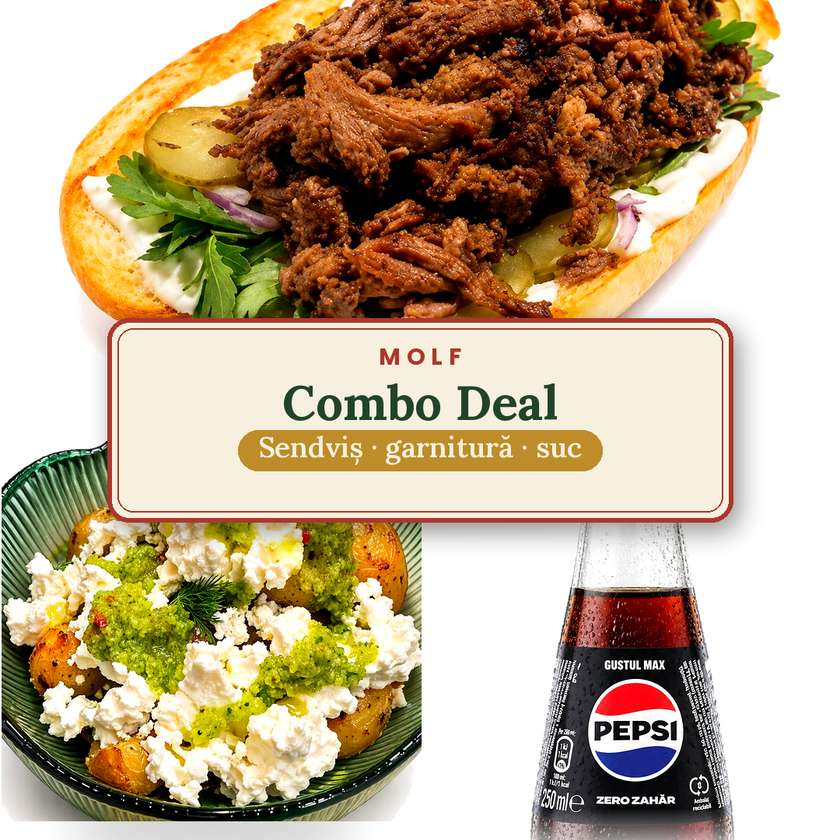 COMBO Value Pack (Sendvis + Cartofi + Racoritoare)