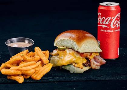 Bacon Smash Burger Combo
