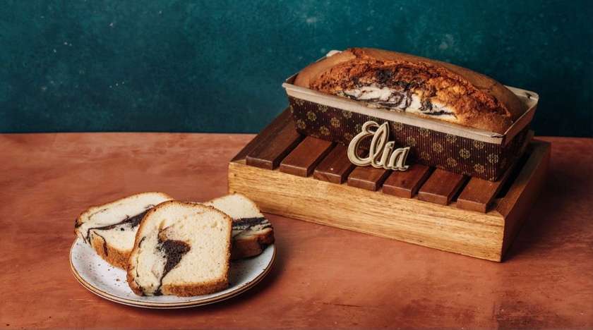 Classic marble loaf cake