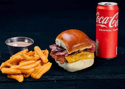 Crispy Chicken Bacon Burger Meal
