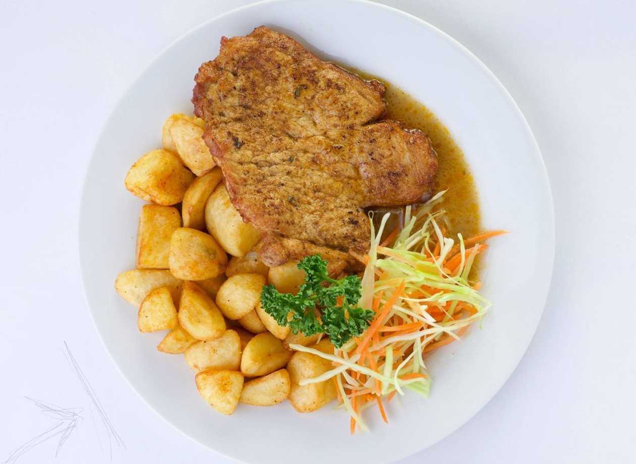 Pork Steak + Choice of Side Dish