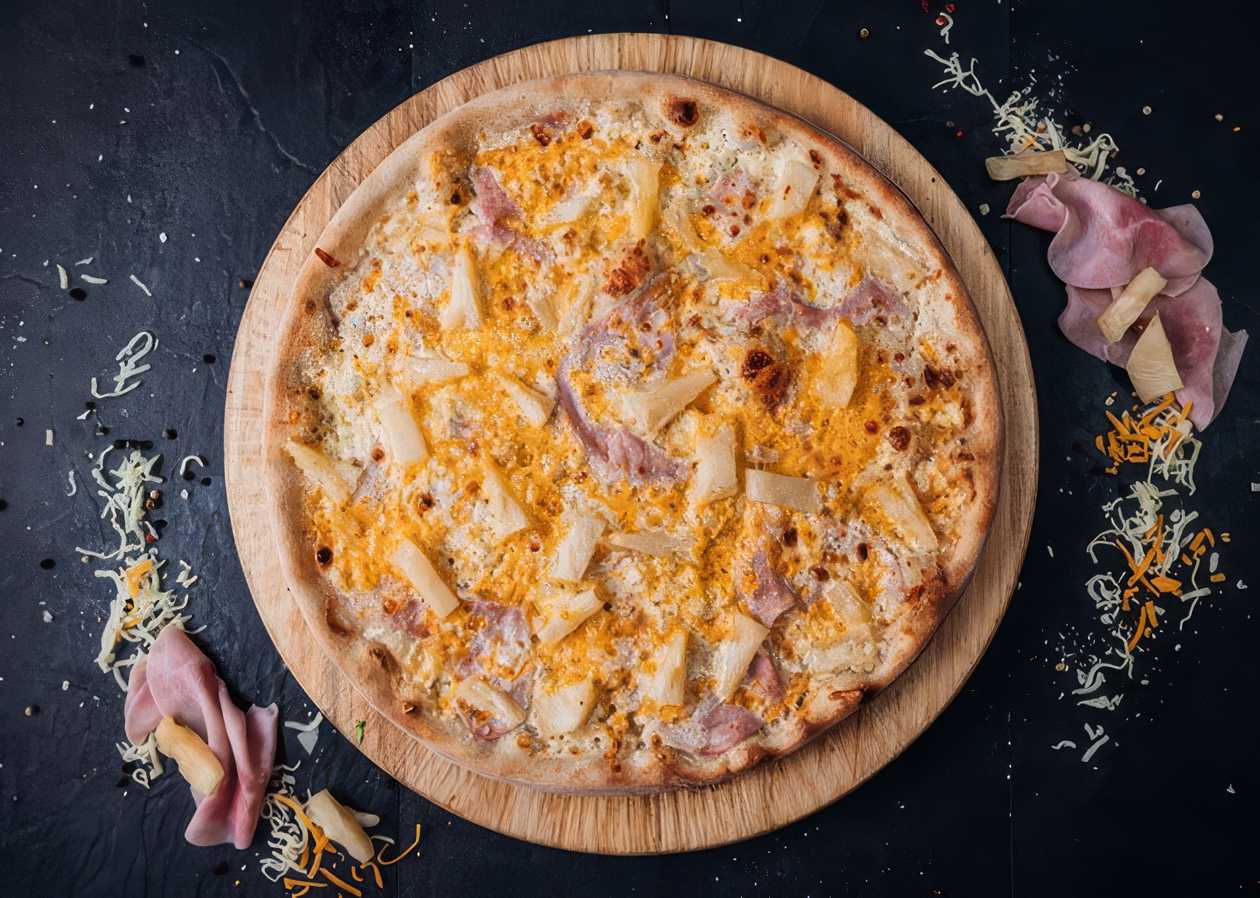 Triple Cheese Hawaiian Pizza