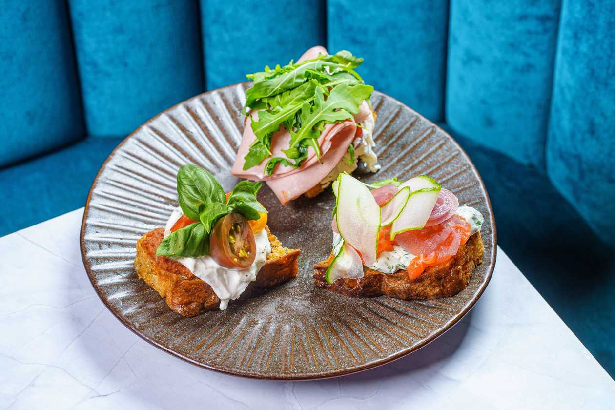 THREE SANDWICHES