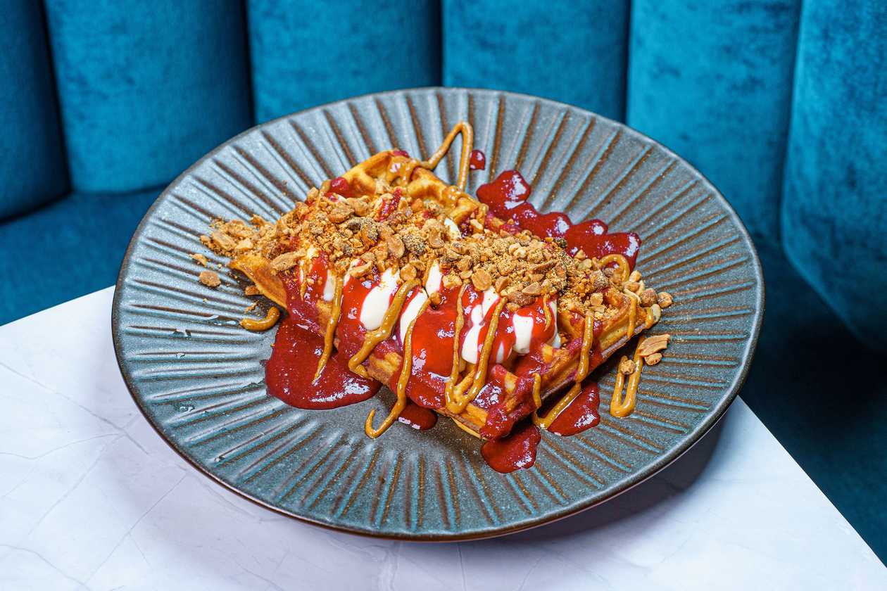Belgian Waffle PB&J