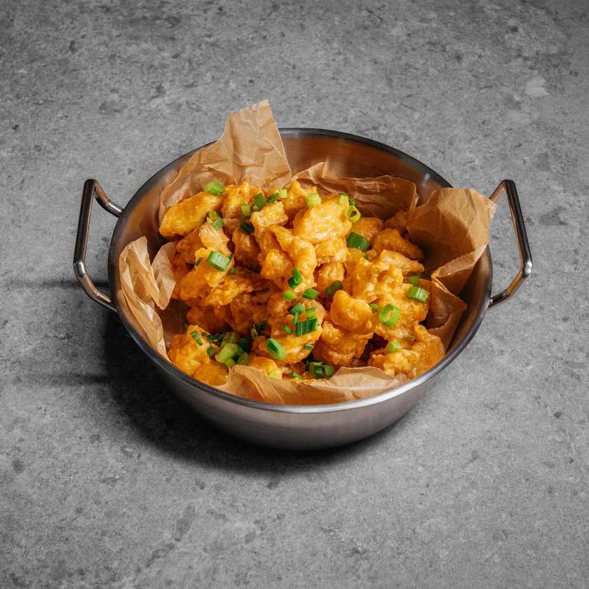 Chicken Popcorn with Spice Sauce