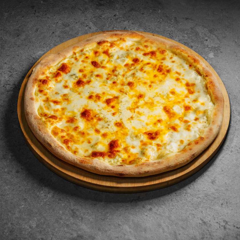 Four cheese pizza