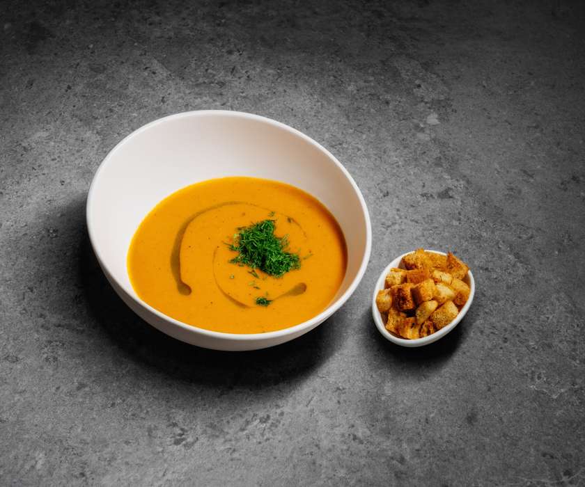 Chicken soup with lentils