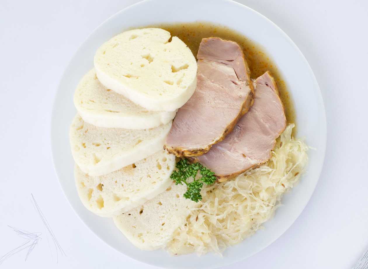 Roast Pork, Cabbage + Choice of Side Dish