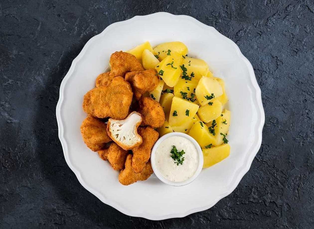 Fried Cauliflower + Side Dish, Tartar Sauce