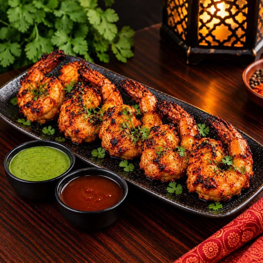 Tandoori Prawn Tikka (250g)