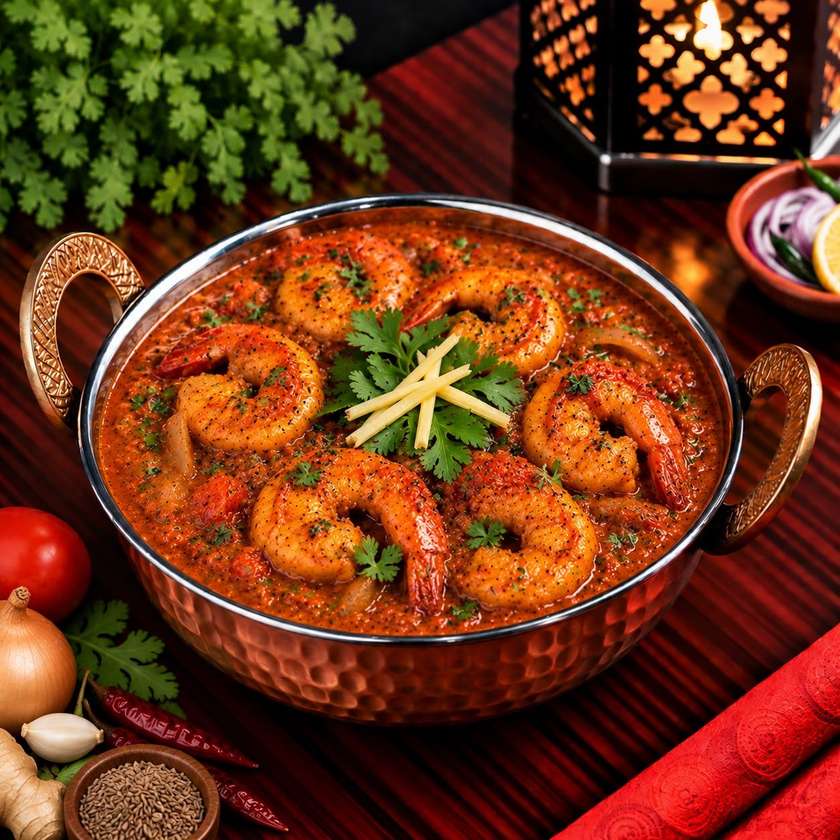 Punjabi prawn curry (450g)