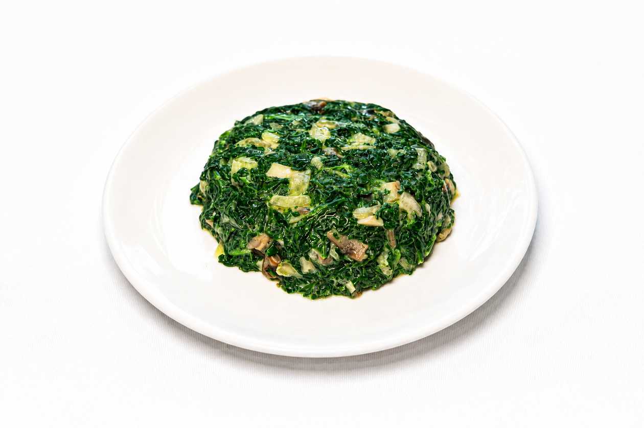 Qaymaqlı ispanaq