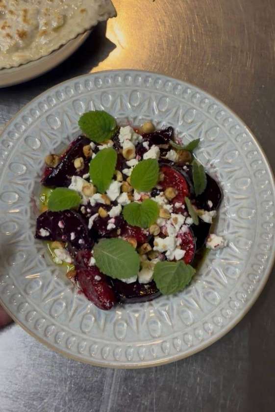 Baked beetroot