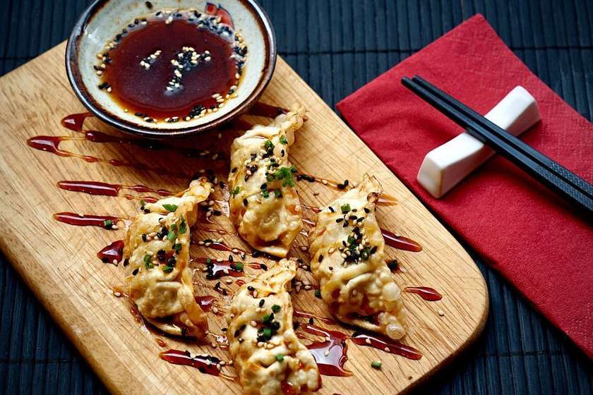 Gyoza veggie smažené