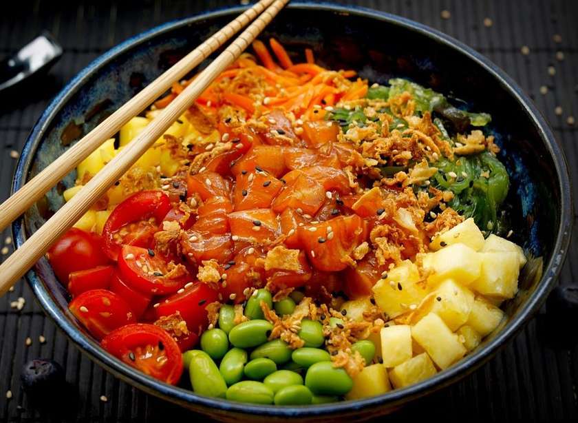 Poke sweet sake