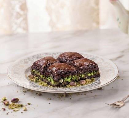 Chocolate Pistachio Baklava