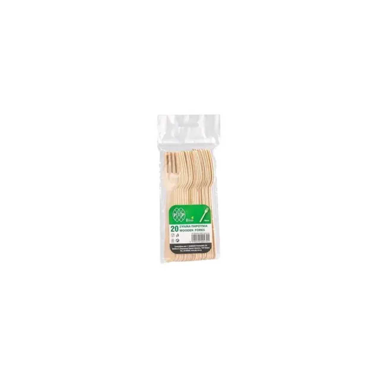 Pip Wooden Forks 16cm X20