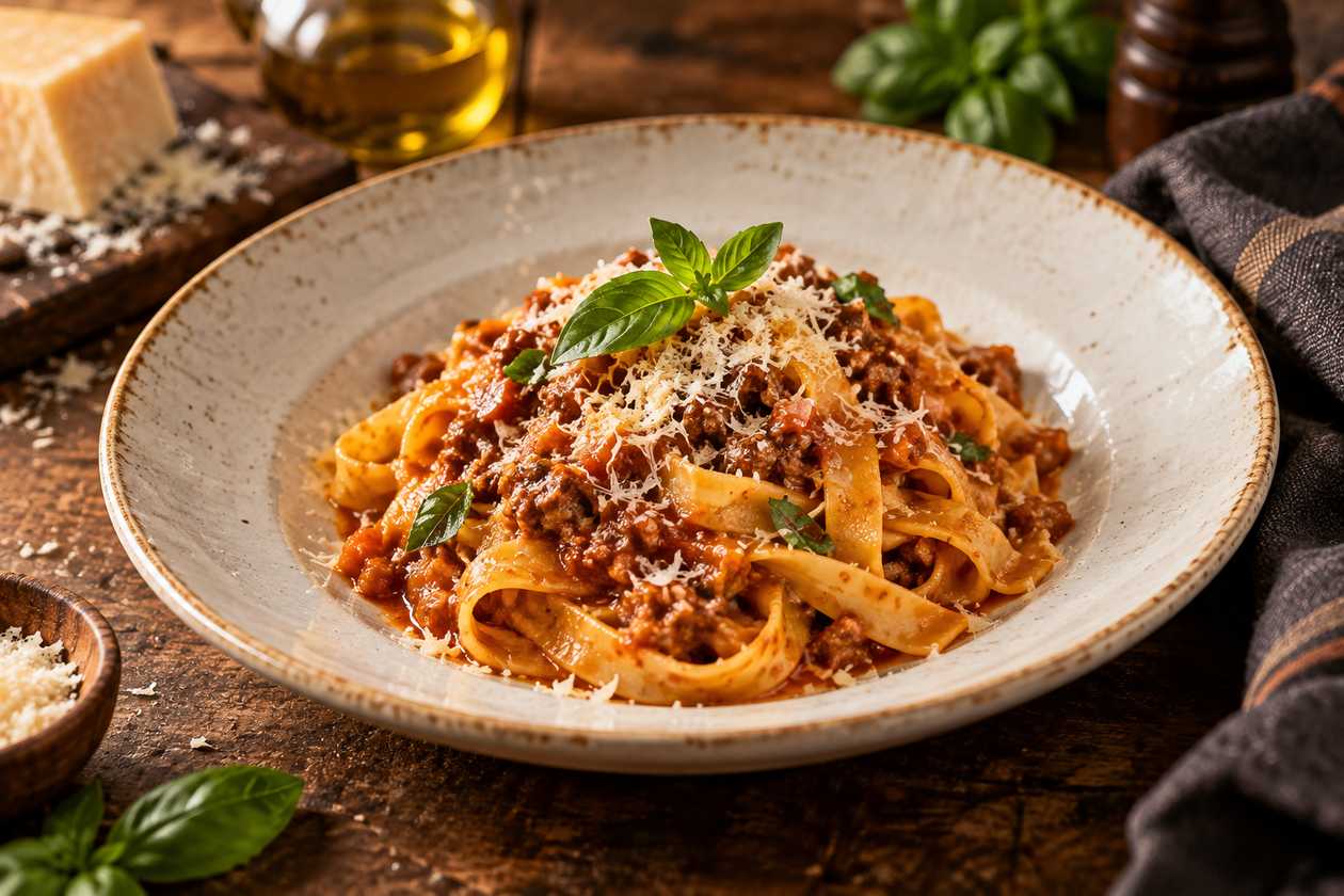 Tagliatelle al RAGU