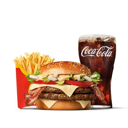 Double Big Tasty Bacon large McMenu