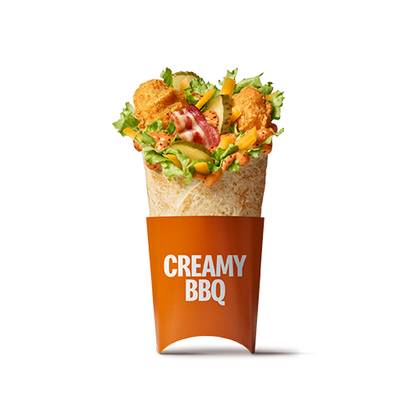 Creamy BBQ Chicken McWrap